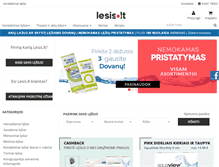 Tablet Screenshot of lesis.lt